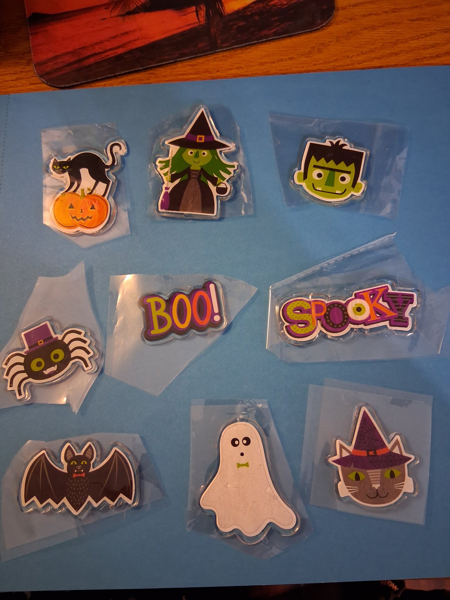 Halloween Gel Window Stickers